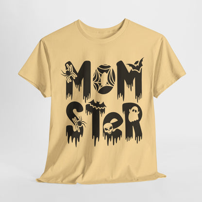 Momster Tee, Halloween Shirt, Trick-or-Treat, Unisex Heavy Cotton Tee,