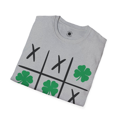 Tic Tac Toe Shamrock Shirt, St. Patrick's tee