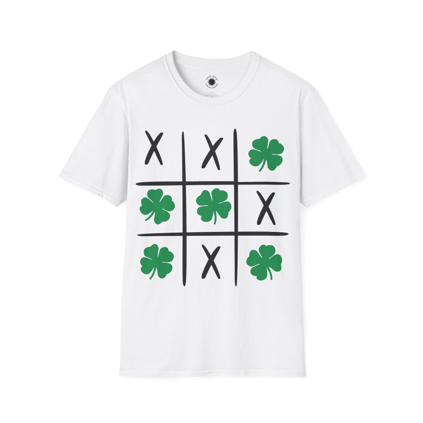 Tic Tac Toe Shamrock Shirt, St. Patrick's tee