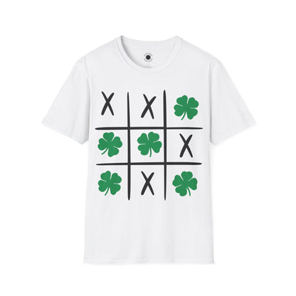 Tic Tac Toe Shamrock Shirt, St. Patrick's tee