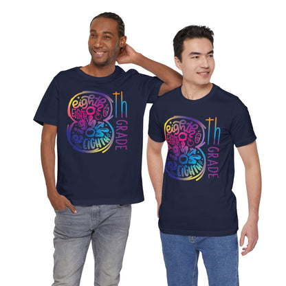 8th Grade Celebration Short Sleeve, Middle School, School Year, Eighth grade