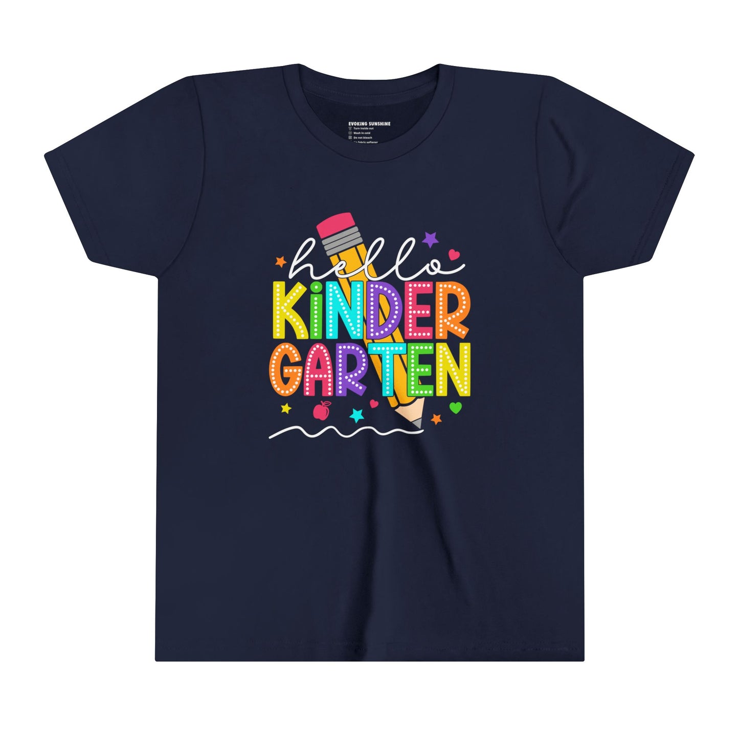Hello Kindergarten, Back to School Shirt, Elementary School
