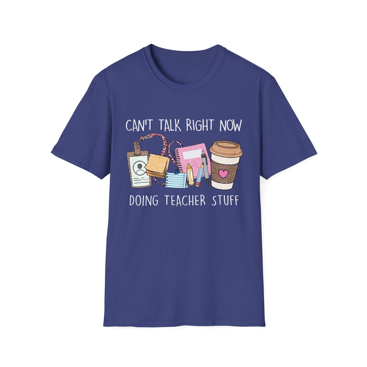 Teacher Life Unisex Softstyle T-Shirt | Funny Teacher Tee, Gift for Educators, Classroom Humor, Teacher Appreciation, Back to School