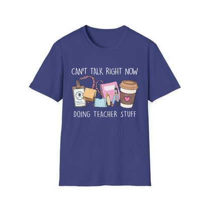 Teacher Life Unisex Softstyle T-Shirt | Funny Teacher Tee, Gift for Educators, Classroom Humor, Teacher Appreciation, Back to School