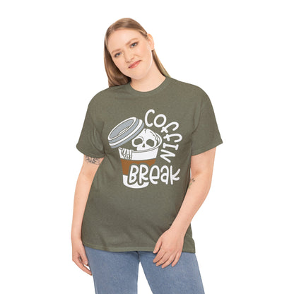 Coffin Break, Skeleton,  Coffee Tee, Unisex Shirt