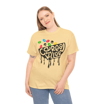 Cereal Killer Tee - Fruity Skull Edition - Adult Unisex Tee - Express Delivery Available