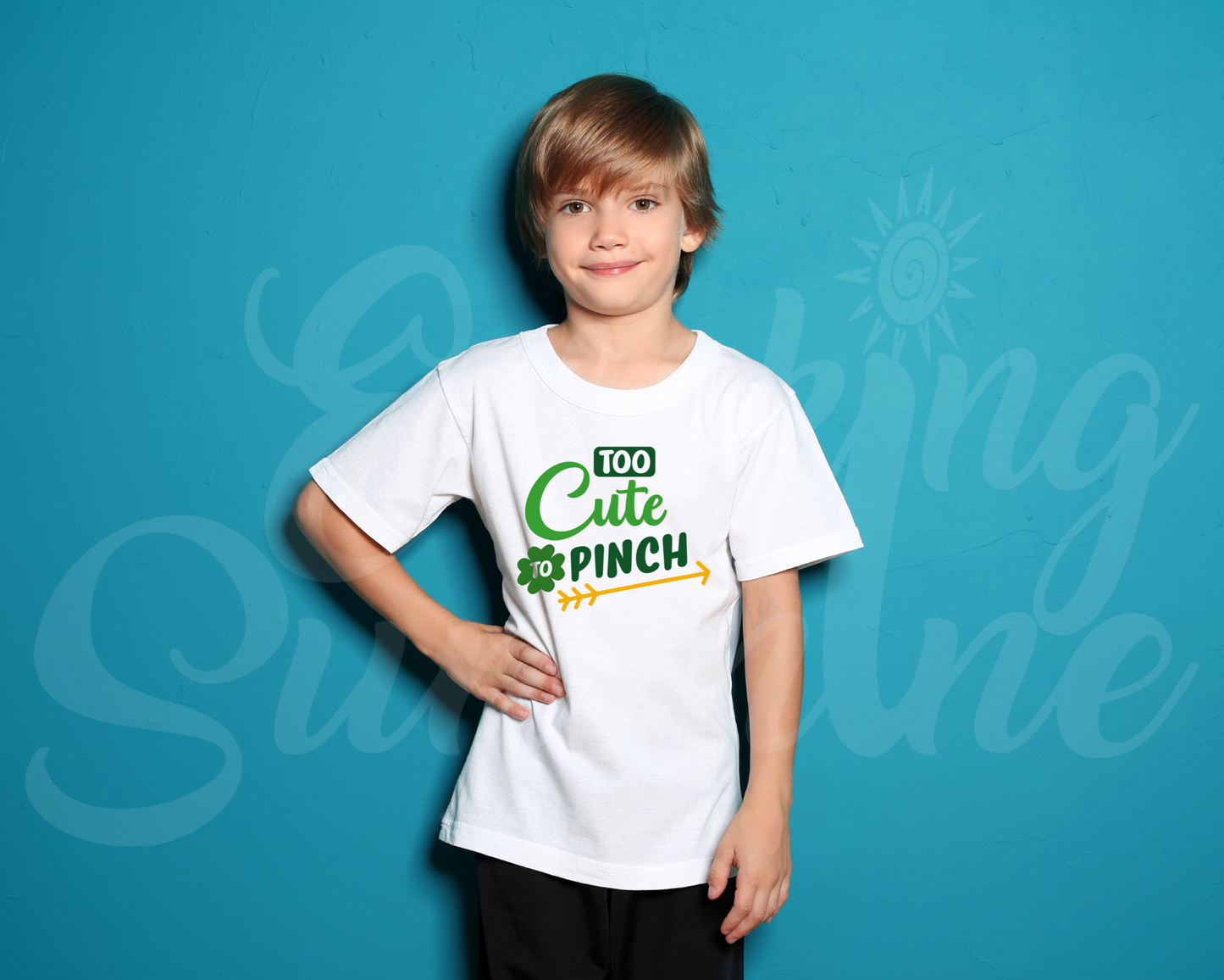 Too Cute to Pinch Toddler Shirt, St. Patrick's Day