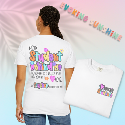 I Love My Students Teacher T-Shirt, Cute Teacher Gift, Back to School Shirt, Educational Apparel, Teacher Shirt