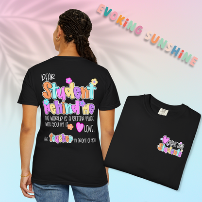 I Love My Students Teacher T-Shirt, Cute Teacher Gift, Back to School Shirt, Educational Apparel, Teacher Shirt
