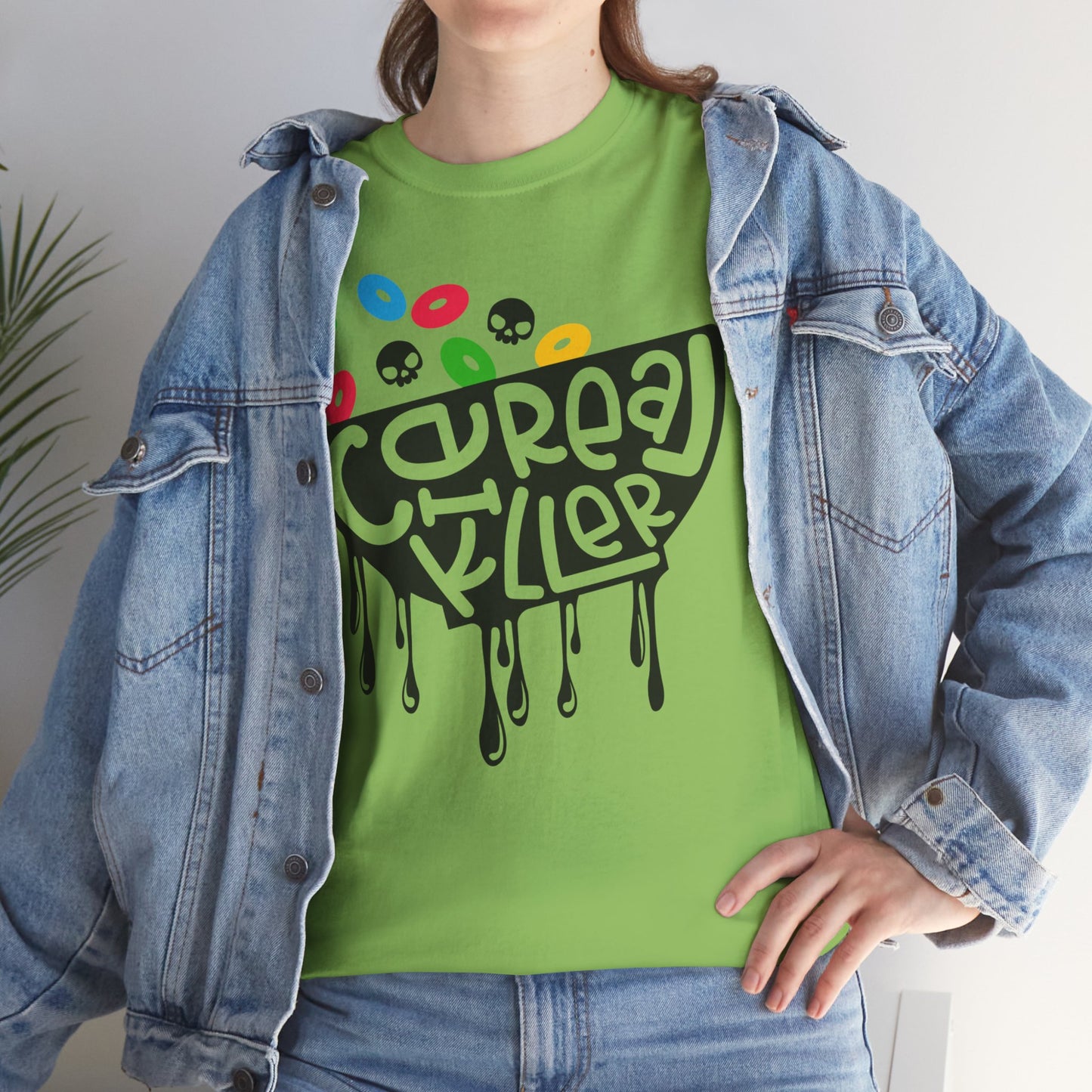 Cereal Killer Tee - Fruity Skull Edition - Adult Unisex Tee - Express Delivery Available