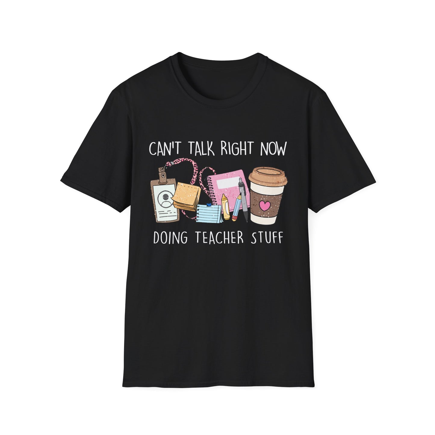 Teacher Life Unisex Softstyle T-Shirt | Funny Teacher Tee, Gift for Educators, Classroom Humor, Teacher Appreciation, Back to School