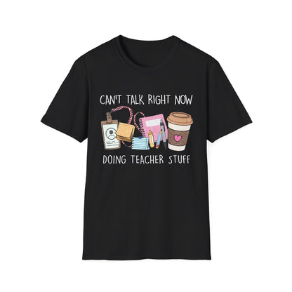 Teacher Life Unisex Softstyle T-Shirt | Funny Teacher Tee, Gift for Educators, Classroom Humor, Teacher Appreciation, Back to School