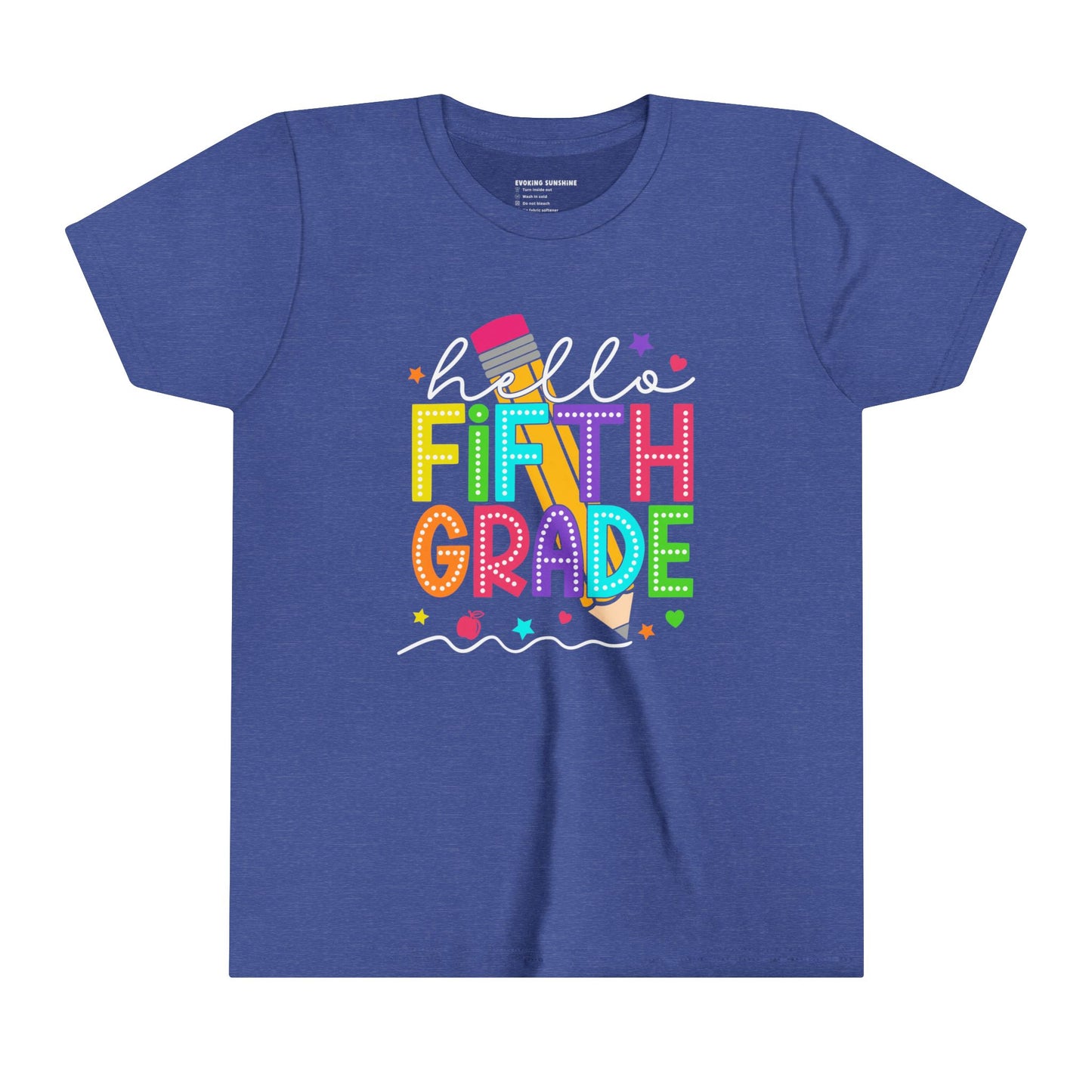 Hello Fifth Grade, Back to School Shirt, 5th Grade, Elementary School