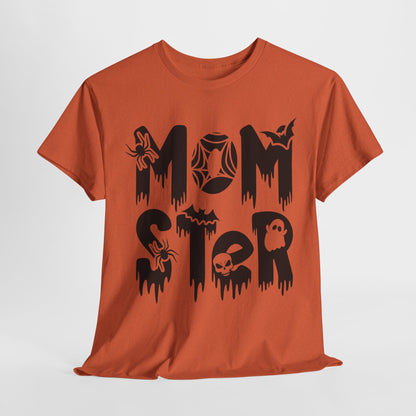 Momster Tee, Halloween Shirt, Trick-or-Treat, Unisex Heavy Cotton Tee,