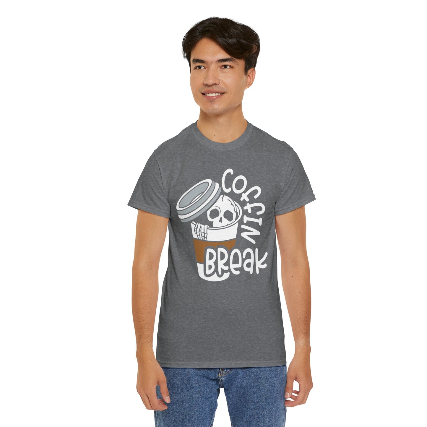 Coffin Break, Skeleton,  Coffee Tee, Unisex Shirt