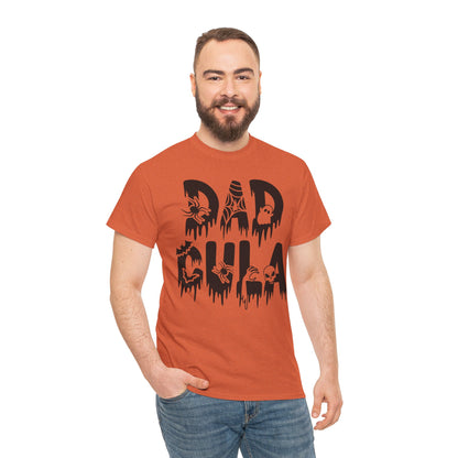 Dadcula Tee, Halloween Tee, Dad Shirt, Halloween Dad Shirt, Unisex Heavy Cotton Tee,