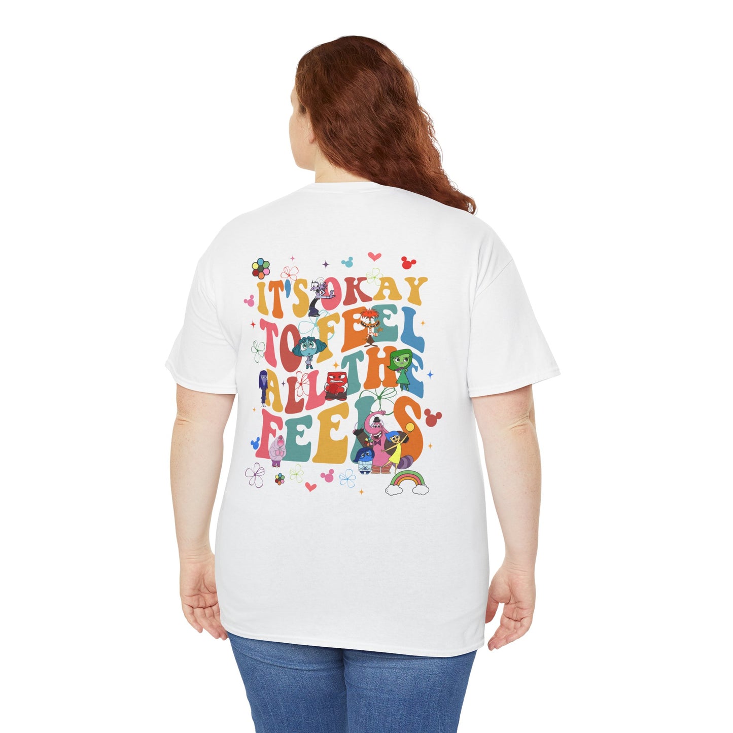 Inside Out 2 All Characters Unisex Tee, Feelings Movie Shirt, Emotions Graphic Top, Chunky Font Tee, Fun Movie Shirt, Pixar Tee