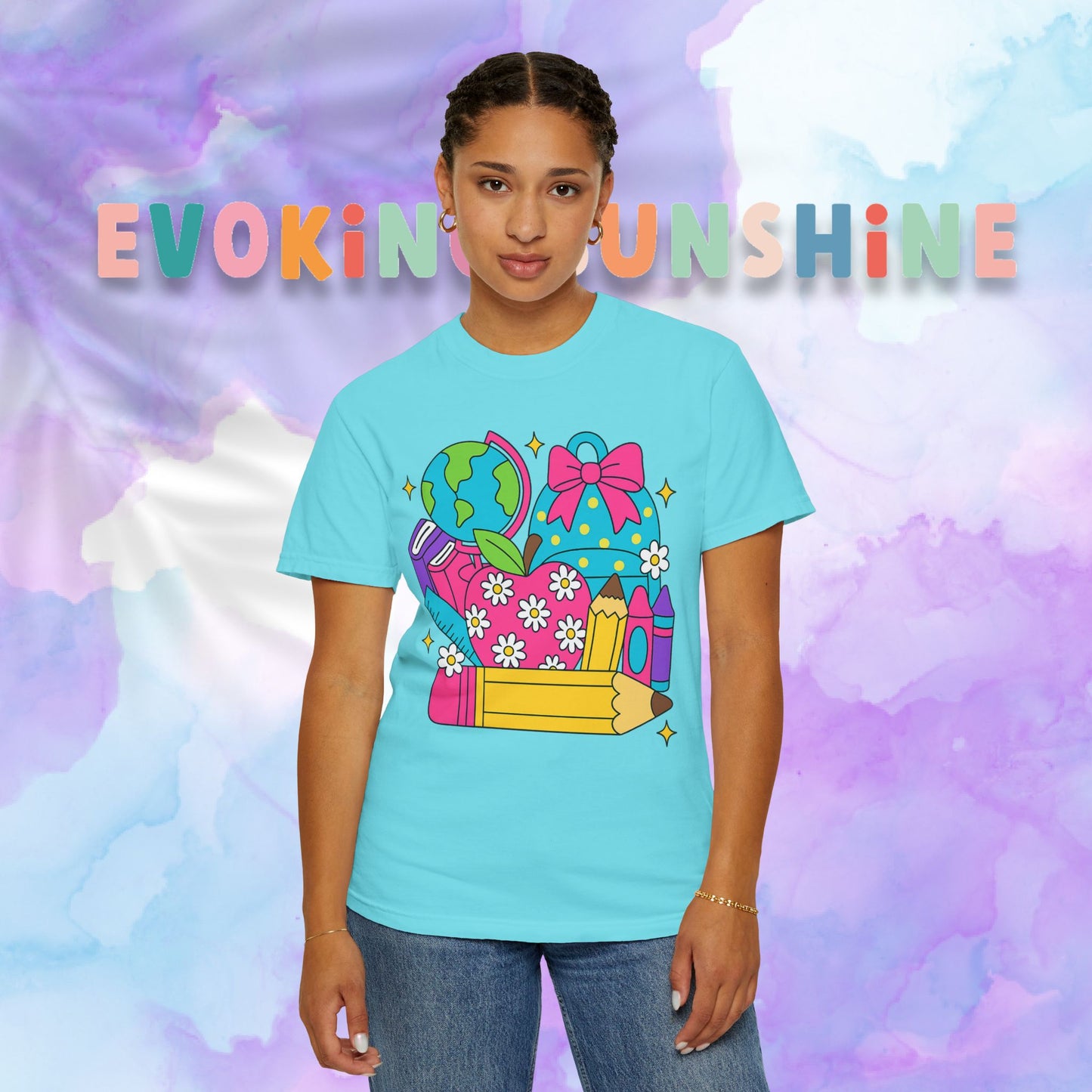 Back-To-School Personalized Teacher Shirt, Teacher Appreciation Gift, Back to School, Artsy Vibe, Comfort Colors