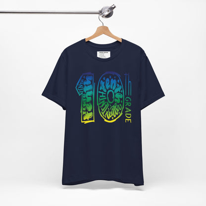 10th Grade Celebration Short Sleeve Tee, High School, School Year, Tenth grade