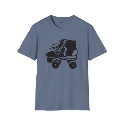 Vintage Roller Skate - Unisex Softstyle T-Shirt - Skater - Roller Skate - VSCO