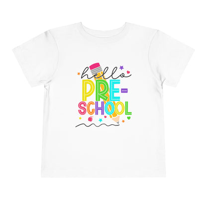 Hello Preschool, Back to School Shirt, Preschool, MDO, Mothers Day Out, Toddler T-Shirt