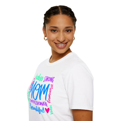 Radiant Mom: Empowering Jewel Tone Shirt, Soft style shirt