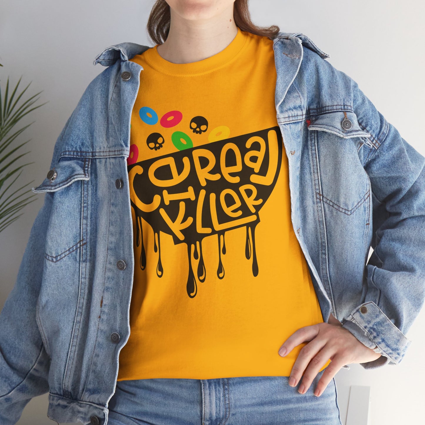 Cereal Killer Tee - Fruity Skull Edition - Adult Unisex Tee - Express Delivery Available