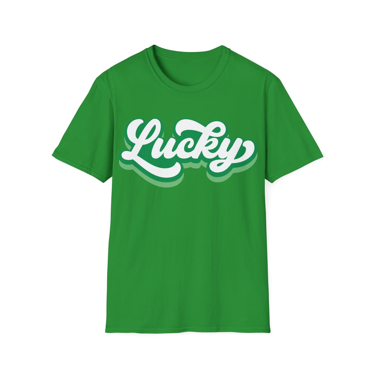 Cursive Lucky St Patrick's Day T-Shirt