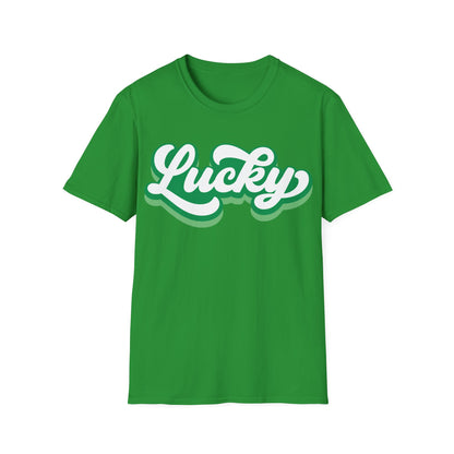 Cursive Lucky St Patrick's Day T-Shirt