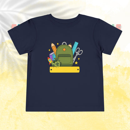 Custom Boys Back-to-School Toddler Tee, Preschool, Kindergarten, MDO, School Shirt, Backpack, Bookbag, Personalize