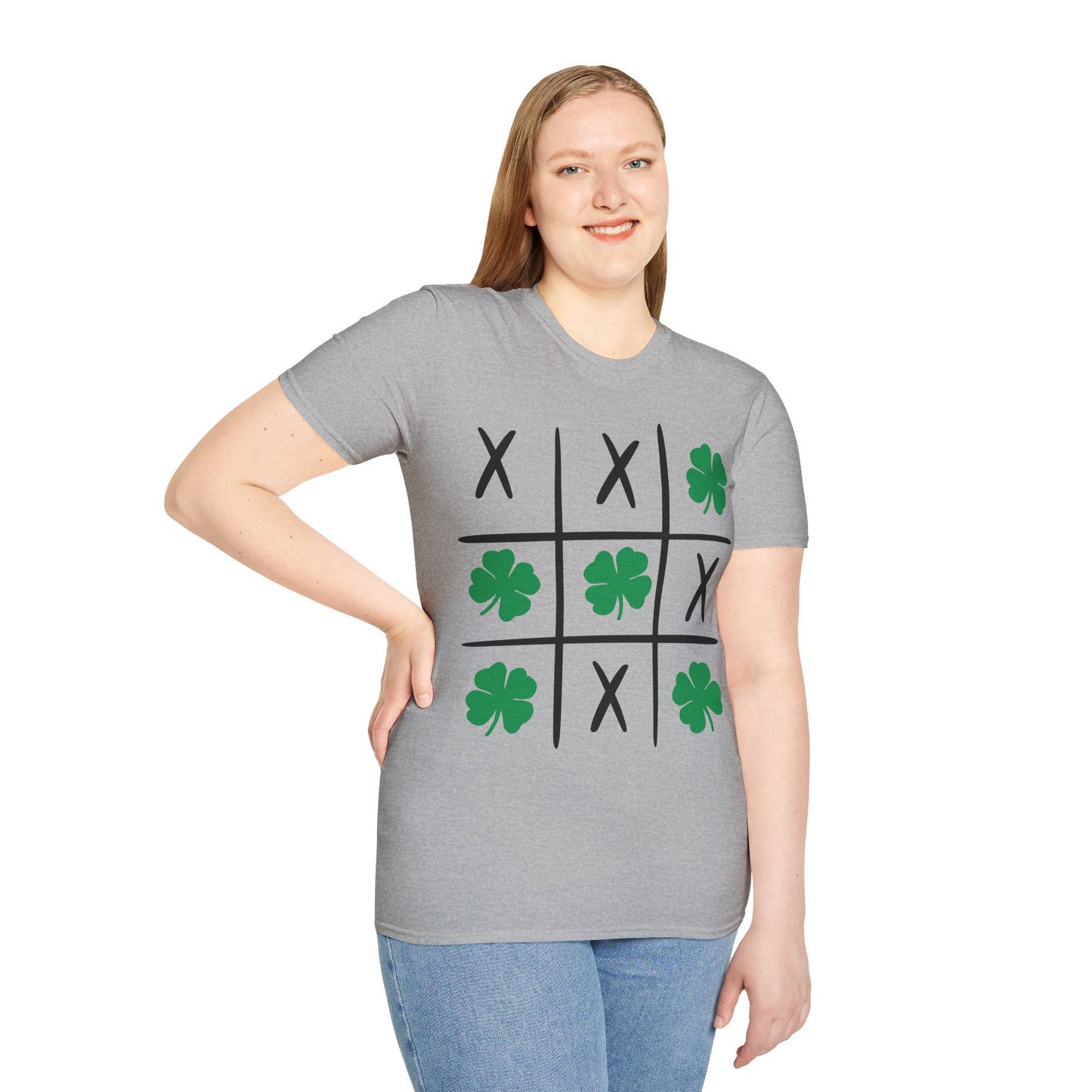 Tic Tac Toe Shamrock Shirt, St. Patrick's tee