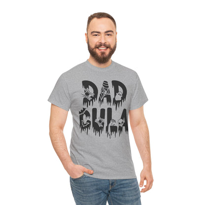 Dadcula Tee, Halloween Tee, Dad Shirt, Halloween Dad Shirt, Unisex Heavy Cotton Tee,