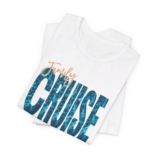 Family Cruise 2024 Ocean Print - Matching Family Vacation Shirts