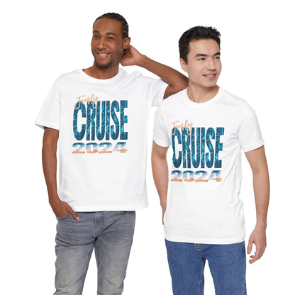 Family Cruise 2024 Ocean Print - Matching Family Vacation Shirts