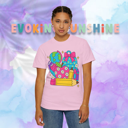 Back-To-School Personalized Teacher Shirt, Teacher Appreciation Gift, Back to School, Artsy Vibe, Comfort Colors