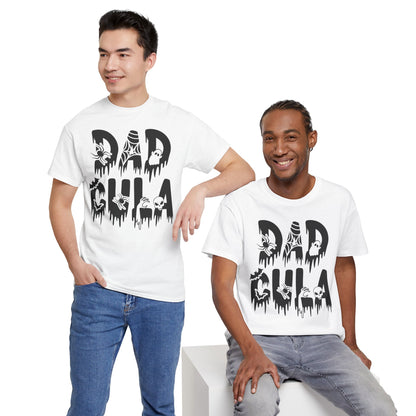 Dadcula Tee, Halloween Tee, Dad Shirt, Halloween Dad Shirt, Unisex Heavy Cotton Tee,