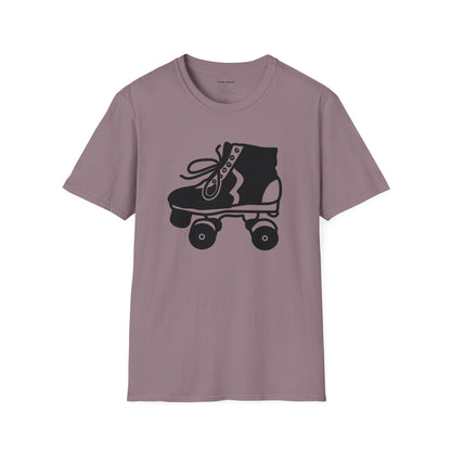 Vintage Roller Skate - Unisex Softstyle T-Shirt - Skater - Roller Skate - VSCO