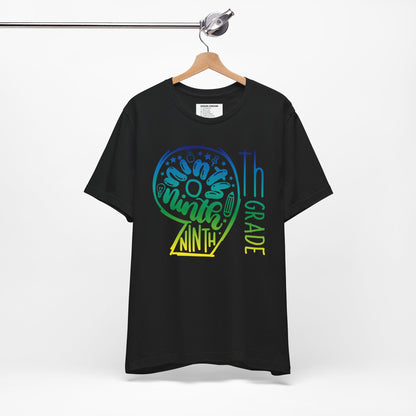 9th Grade Celebration Short Sleeve Tee, High School, School Year, Ninth grade