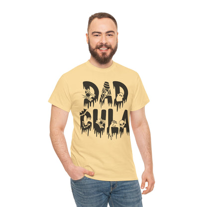 Dadcula Tee, Halloween Tee, Dad Shirt, Halloween Dad Shirt, Unisex Heavy Cotton Tee,