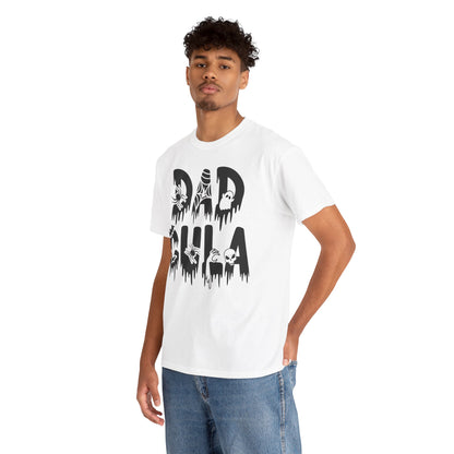 Dadcula Tee, Halloween Tee, Dad Shirt, Halloween Dad Shirt, Unisex Heavy Cotton Tee,