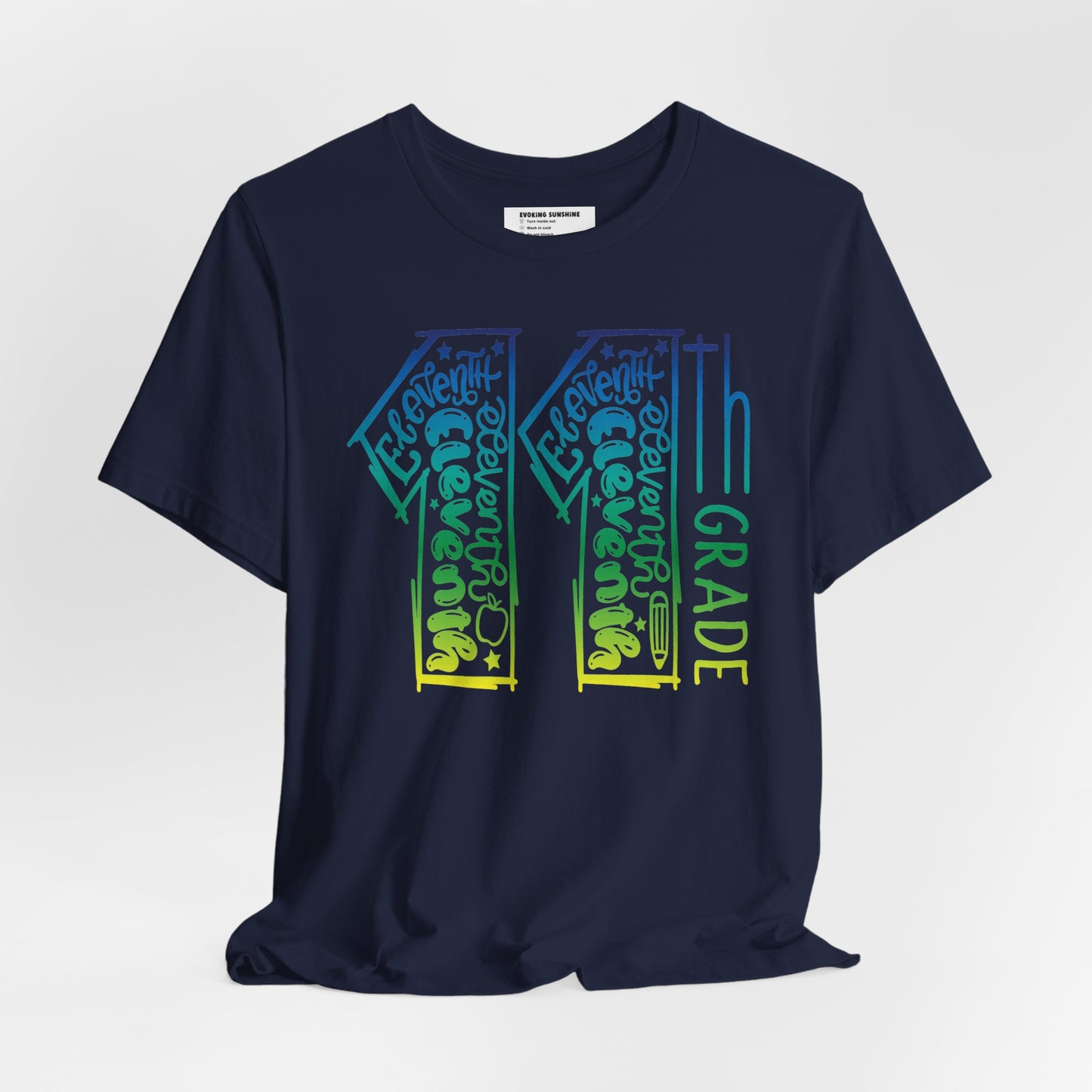 11th Grade Celebration Short Sleeve Tee, High School, School Year, Eleventh grade