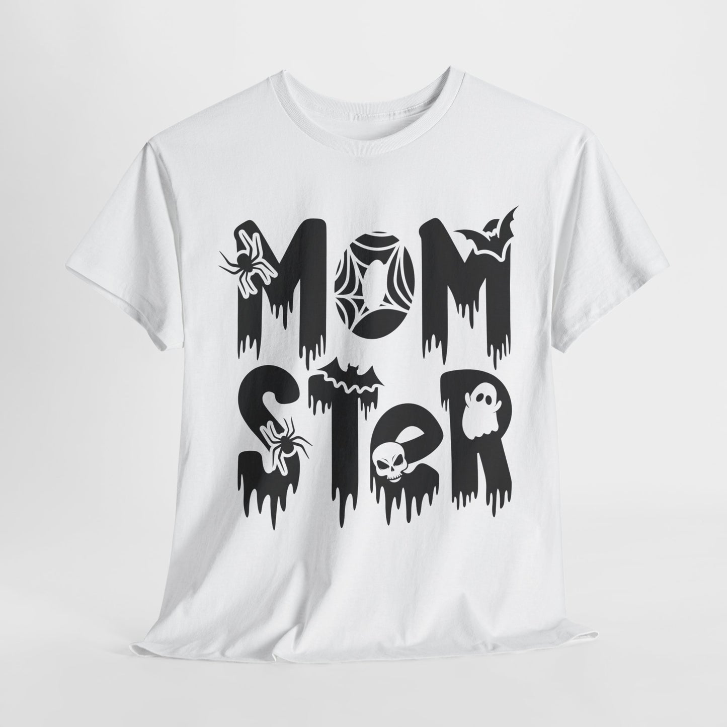 Momster Tee, Halloween Shirt, Trick-or-Treat, Unisex Heavy Cotton Tee,