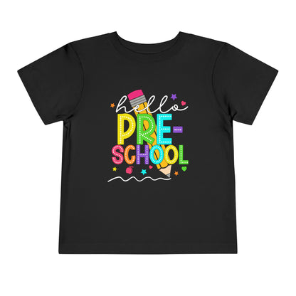 Hello Preschool, Back to School Shirt, Preschool, MDO, Mothers Day Out, Toddler T-Shirt