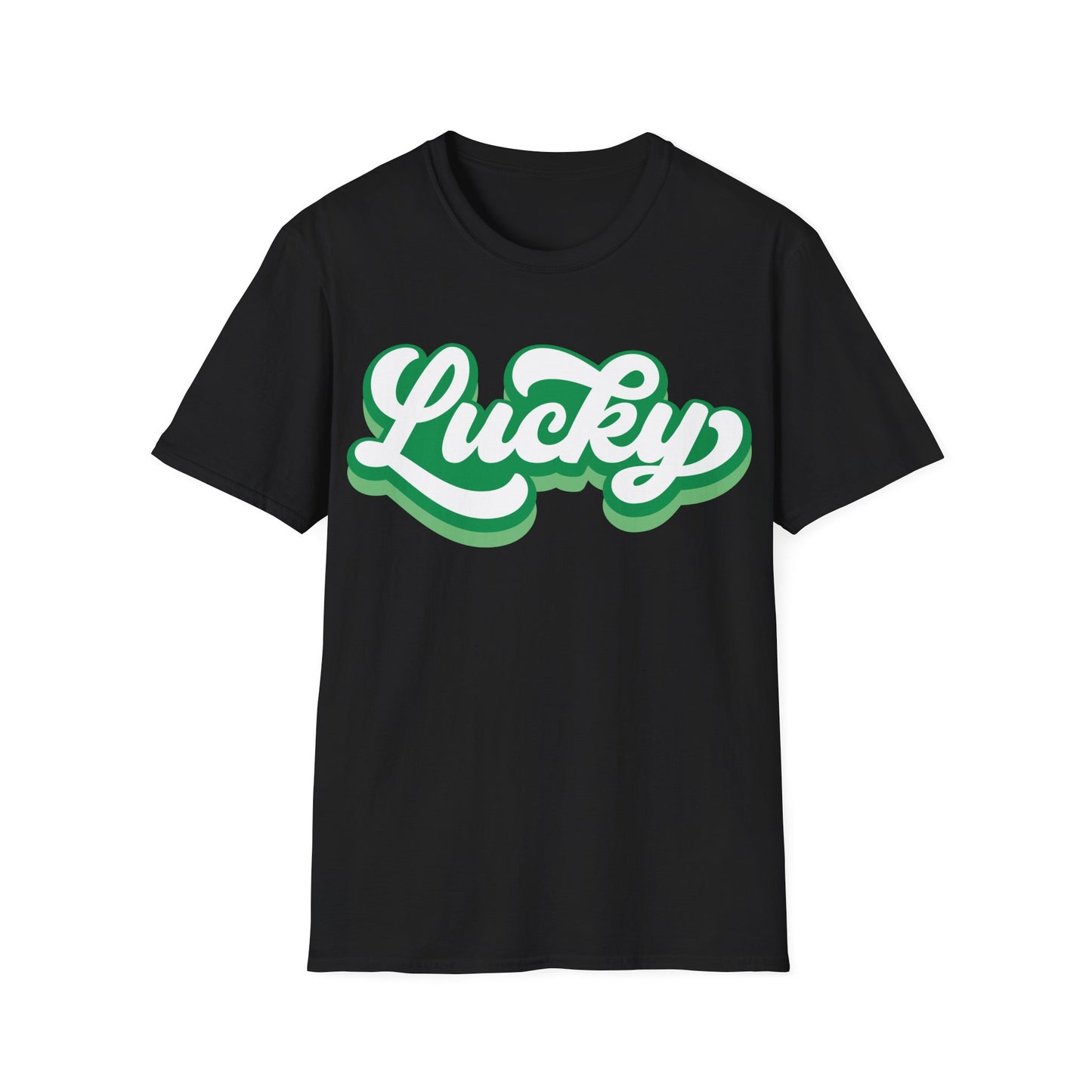 Cursive Lucky St Patrick's Day T-Shirt