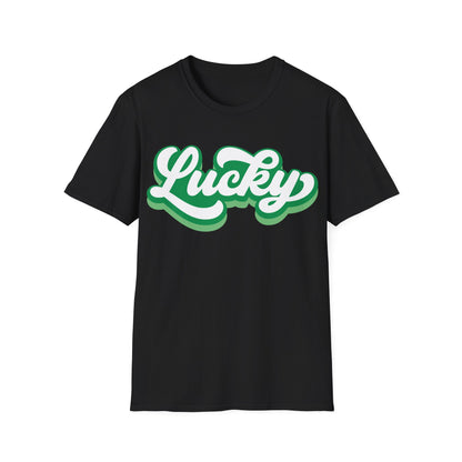 Cursive Lucky St Patrick's Day T-Shirt