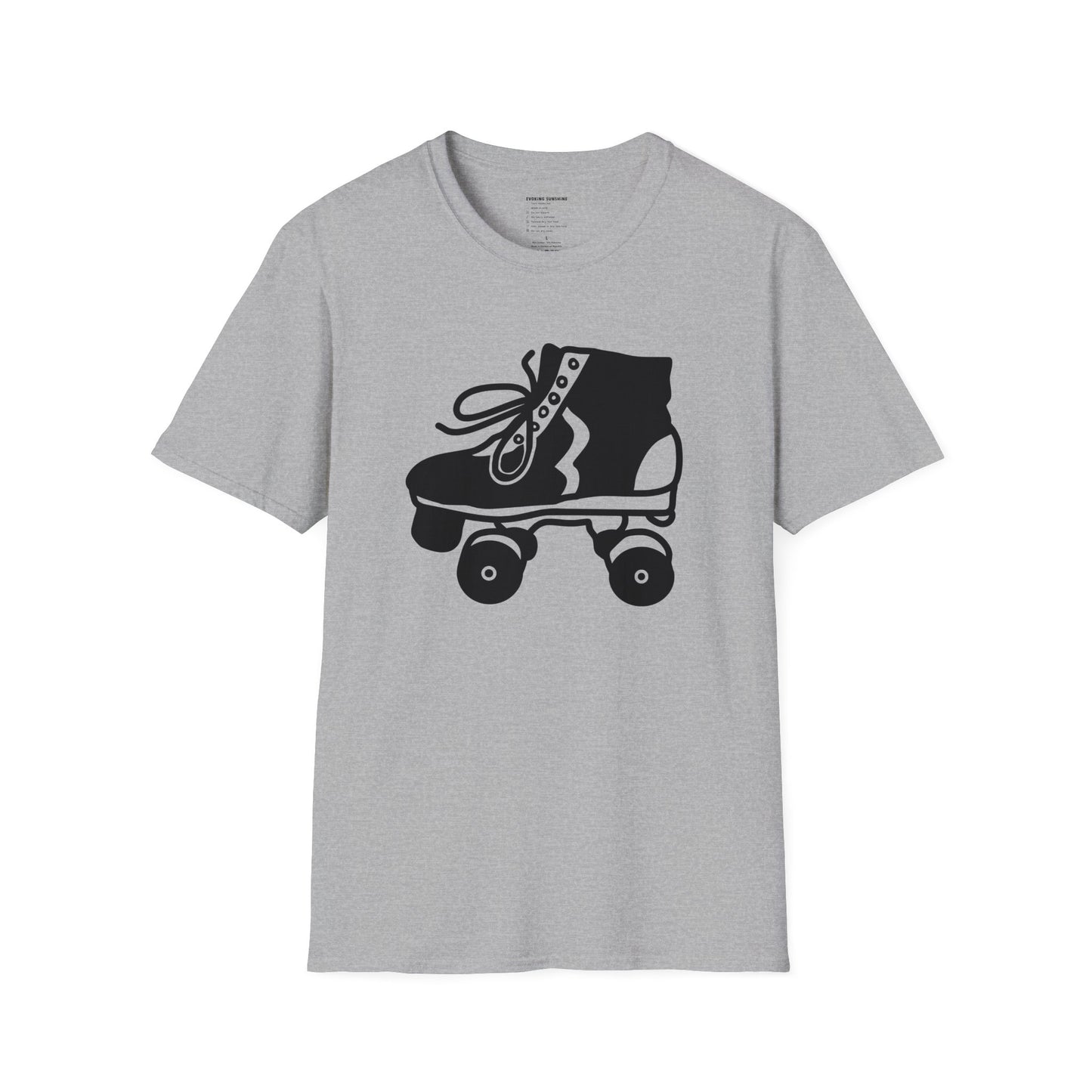 Vintage Roller Skate - Unisex Softstyle T-Shirt - Skater - Roller Skate - VSCO