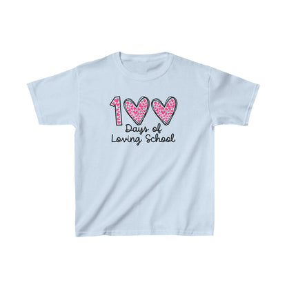 100 Days of Loving School Heart T-Shirt, School Spirit, Youth shirt
