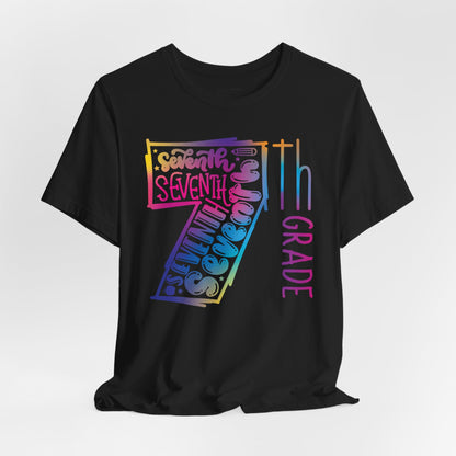 7th Grade Celebration Short Sleeve, Middle School, School Year, Seventh grade