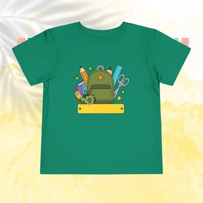 Custom Boys Back-to-School Toddler Tee, Preschool, Kindergarten, MDO, School Shirt, Backpack, Bookbag, Personalize