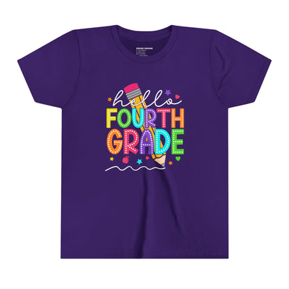 Hello Fourth Grade, Back to School Shirt, 4th Grade, Elementary School